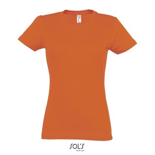 Tričko SOLS IMPERIAL WOMEN, oranžová , XL