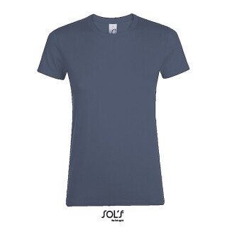 Tričko SOLS REGENT WOMEN, riflová, S
