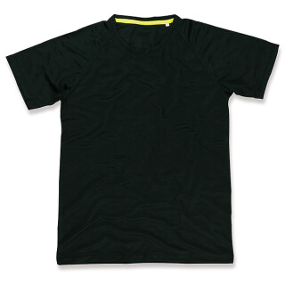 Funkční tričko STEDMAN ACTIVE 140 RAGLAN MEN černá XXL