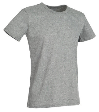 Tričko STEDMAN STARS BEN CREW NECK tmavě šedý melír L