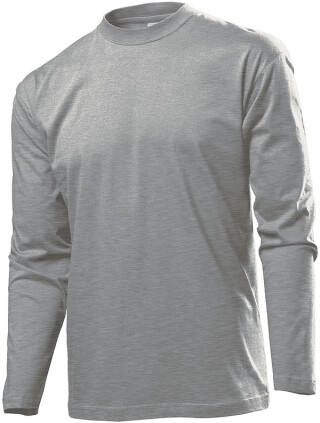 Tričko STEDMAN CLASSIC LONG SLEEVE MEN tmavě šedý melír XL