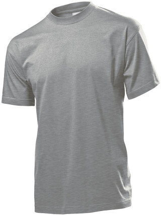 Tričko STEDMAN CLASSIC UNISEX barva tmavě šedý melír XXL