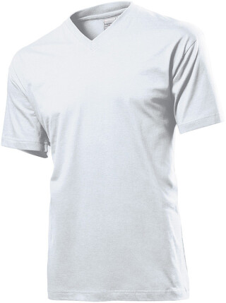 Tričko STEDMAN CLASSIC V-NECK bílá L
