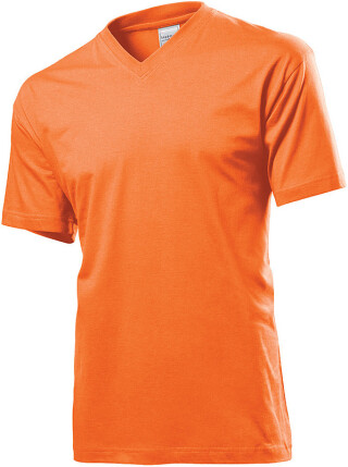 Tričko STEDMAN CLASSIC V-NECK oranžová XL