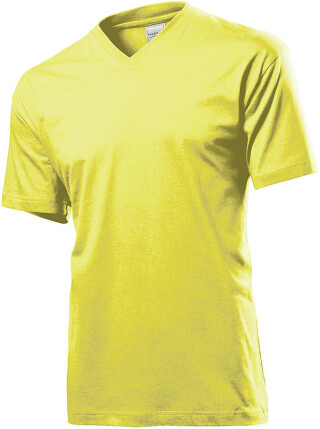 Tričko STEDMAN CLASSIC V-NECK světle žlutá XL