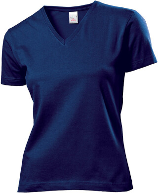 Tričko STEDMAN CLASSIC V-NECK WOMEN námořní modrá XL