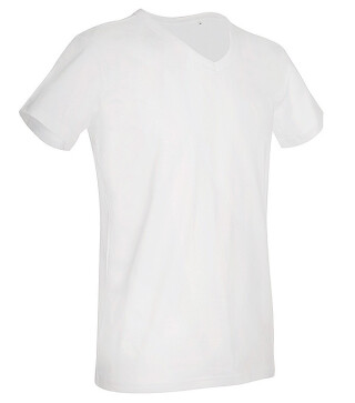 Tričko STEDMAN STARS BEN V-NECK bílá M