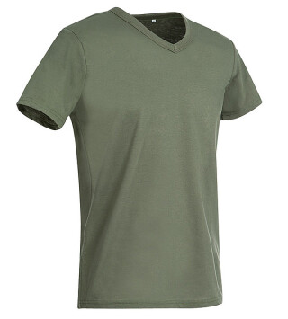 Tričko STEDMAN STARS BEN V-NECK vojenská zelená XL