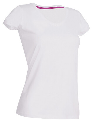 Tričko STEDMAN STARS MEGAN V-NECK bílá M