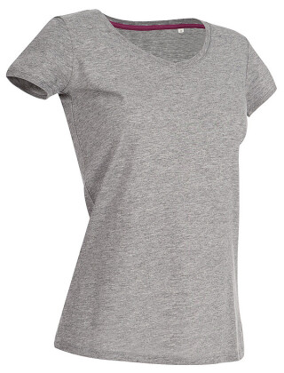 Tričko STEDMAN STARS MEGAN V-NECK tmavě šedý melír S