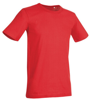 Tričko STEDMAN STARS MORGAN CREW NECK červená S