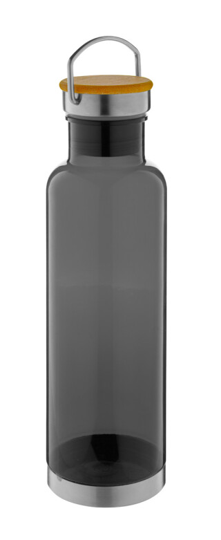 Tritanová láhev na pití, 800ml, transparentní šedá