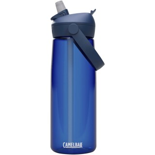 Tritanová láhev na vodu s výklopným brčkem 750ml, královská modrá