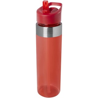 Tritanová láhev s víčkem s hubicí 650ml , červená