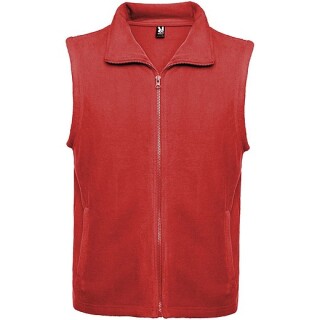 Unisex fleecová vesta, ROLY BELLAGIO, červená, vel. 2XL