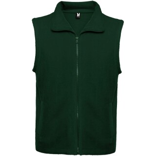 Unisex fleecová vesta Roly Bellagio, velikost XL, tmavě zelená