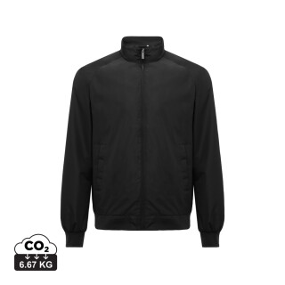 Unisex městská bunda Iqoniq Odin z recyklovaného polyesteru, velikost M, černá