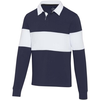 Unisex mikina Elevate Clyde, velikost XXS, námořní modrá/bílá