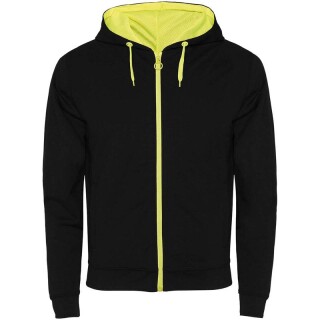 Unisex mikina ROLY FUJI, černá/žlutá, L