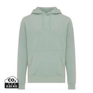 Unisex mikina s kapucí Iqoniq Rila, velikost 3XL, jemná zelená
