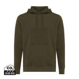 Unisex mikina s kapucí Iqoniq Rila, velikost M, khaki