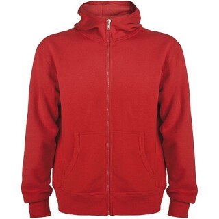 Unisex mikina s kapucí,ROLY MONTBLANC, červená, vel. M