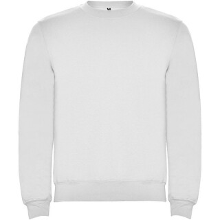 Unisex mikina s kulatým výstřihem, ROLY CLASICA, bílá, vel. 2XL