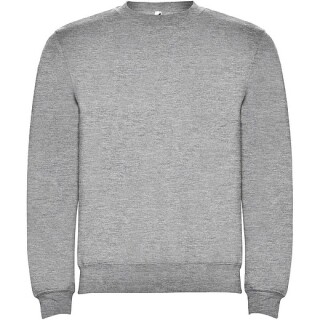 Unisex mikina s kulatým výstřihem, ROLY CLASICA, světle šedý melír, vel. S