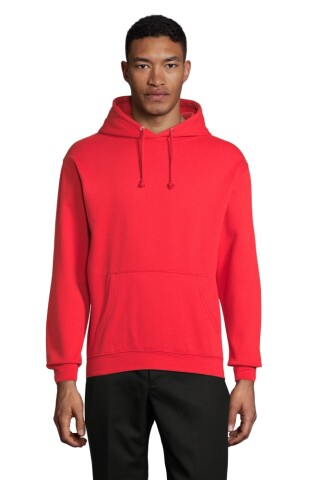 Unisex mikina SOLS CONDOR, červená, velikost 3XL