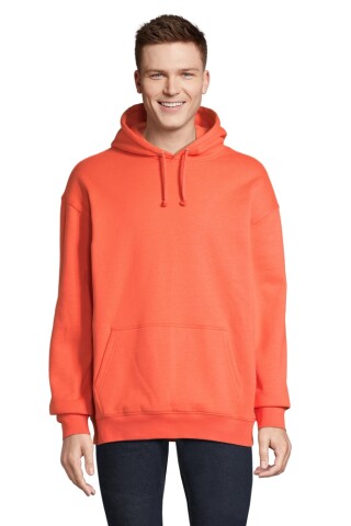 Unisex mikina SOLS CONDOR, oranžová, velikost XS