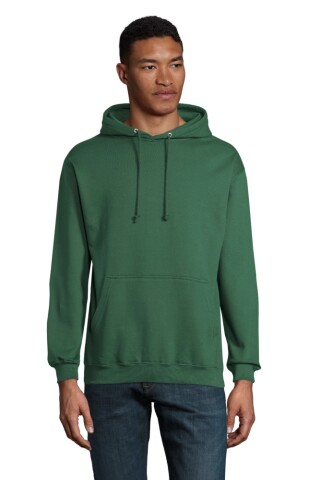 Unisex mikina SOLS CONDOR, sytě zelená, velikost XXL