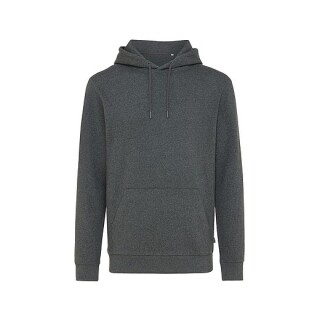 Unisex nebarvená mikina s kapucí Iqoniq Torres z recyklované bavlny, černá, XXXL