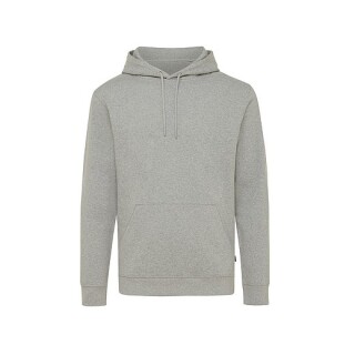 Unisex nebarvená mikina s kapucí Iqoniq Torres z recyklované bavlny, šedá, XL