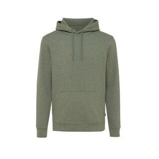 Unisex nebarvená mikina s kapucí Iqoniq Torres z recyklované bavlny, zelená, XL