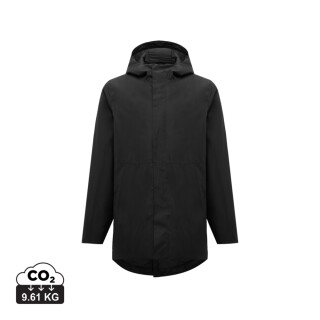 Unisex parka Iqoniq Thelon z recyklovaného polyesteru, velikost 3XL, černá