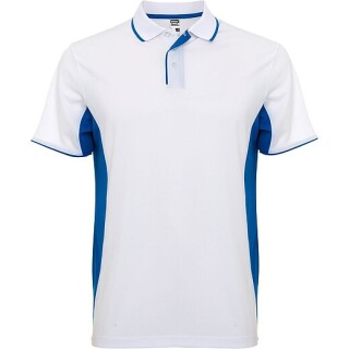 Unisex polokošile Roly Montmelo, bílá/černá, velikost M
