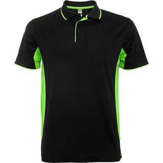 Unisex polokošile Roly Montmelo, černá, velikost M