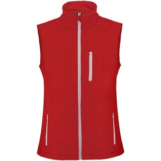 Unisex softshellová vesta, ROLY NEVADA, červená, vel. 2XL