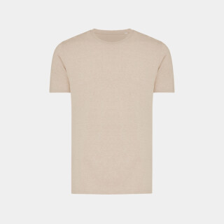 Unisex tričko Iqoniq Brett, velikost XXL, hnědý melír