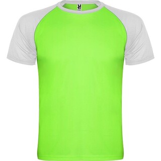 Unisex tričko Roly Indianapolis, fluorescenční zelená, velikost 2XL