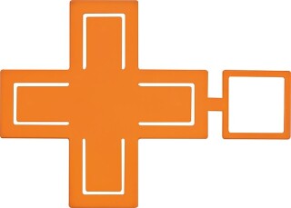 Univerzální držák mobilního telefonu, oranžový