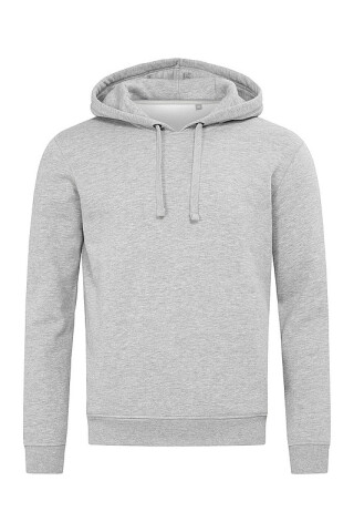 Univerzální mikina STEDMAN RECYCLED UNISEX SWEAT HOODIE, šedý melír, L