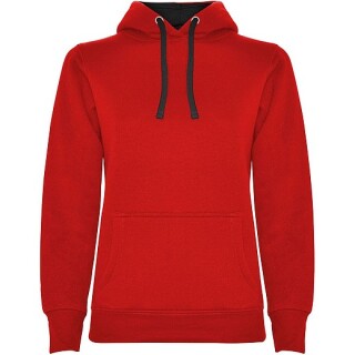 Dámská mikina ROLY URBAN, červená s černými doplňky, 2XL