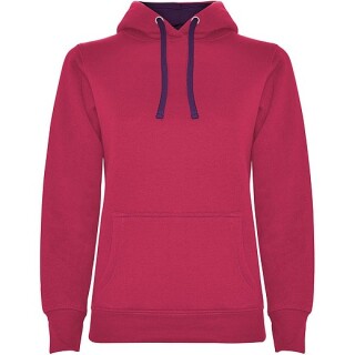 Dámská mikina ROLY URBAN, tmavě růžová s fialovými doplňky, XL