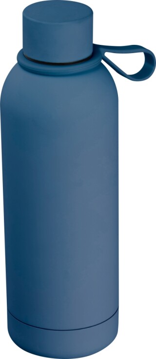 Vakuová láhev s pogumovaným povrchem 700 ml, tmavě modrá