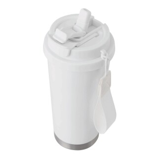 Vakuově izolovaný cestovní termohrnek 500 ml, bílá