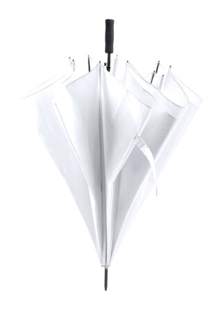 Velký automatický deštník, pr. 130cm, bílý