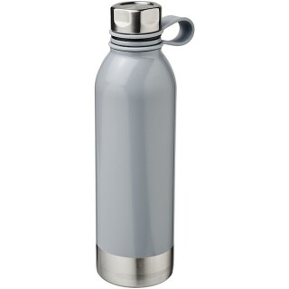 Větší sportovní láhev z nerezové oceli, objem 740 ml, bílá