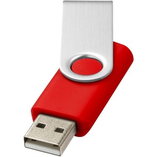 Základní USB Rotate, 2GB, stříbrná/královská modrá