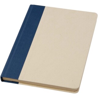 Zápisník formátu A5 z cukrové třtiny s papírovou pevnou obálkou, modrošedá